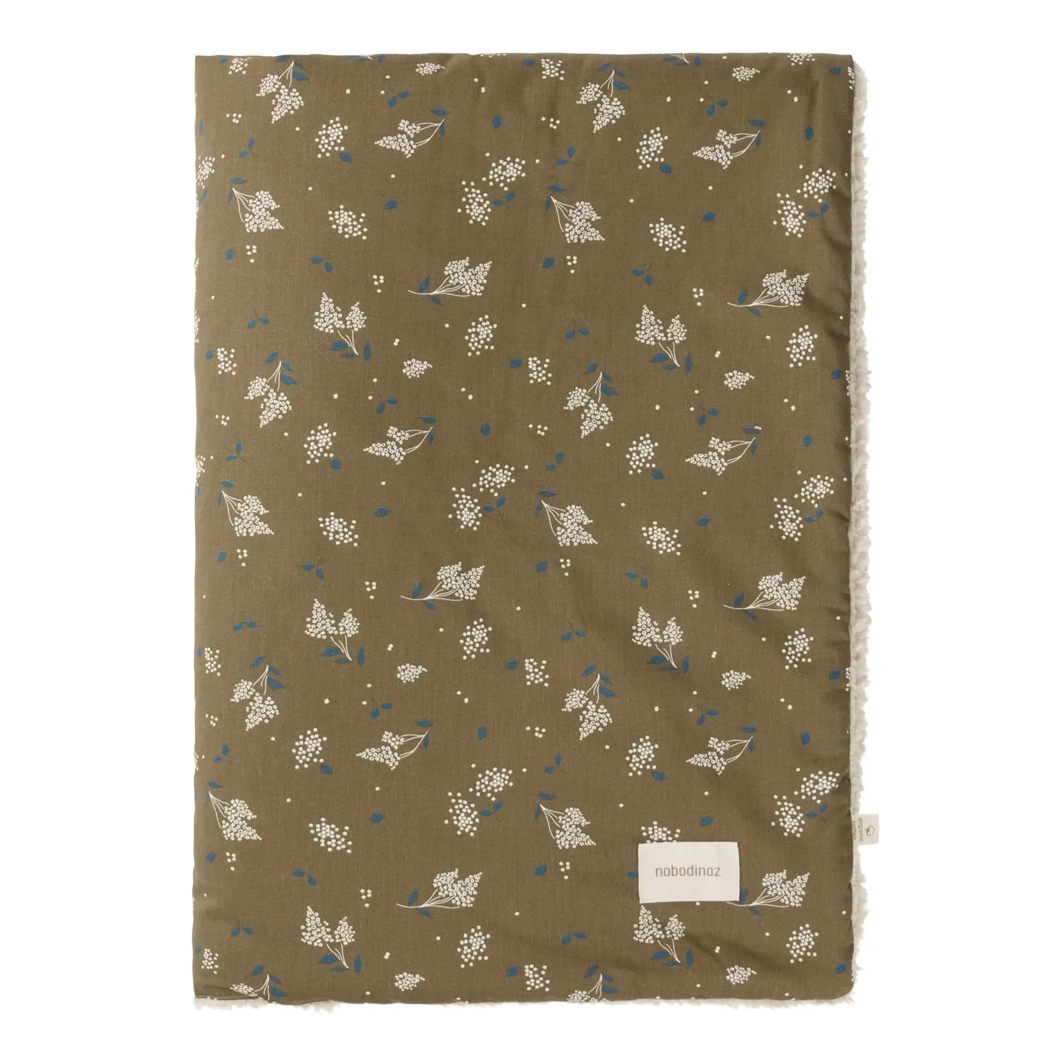 Nobodinoz STORIES Newborn Baby Blanket, 70 x 100 cm, Color: Braunflieder
