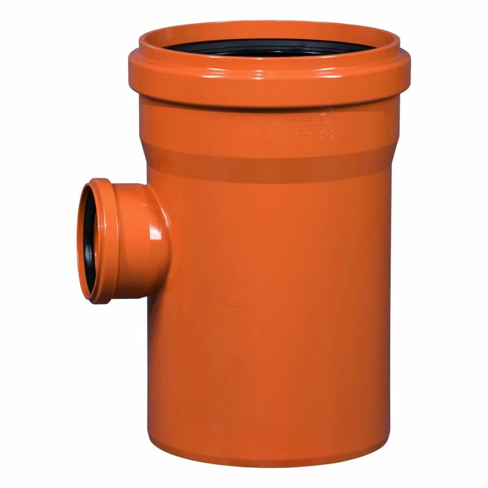 DN 250/110 87 Degree PVC Sewer Pipe Branch Fitting