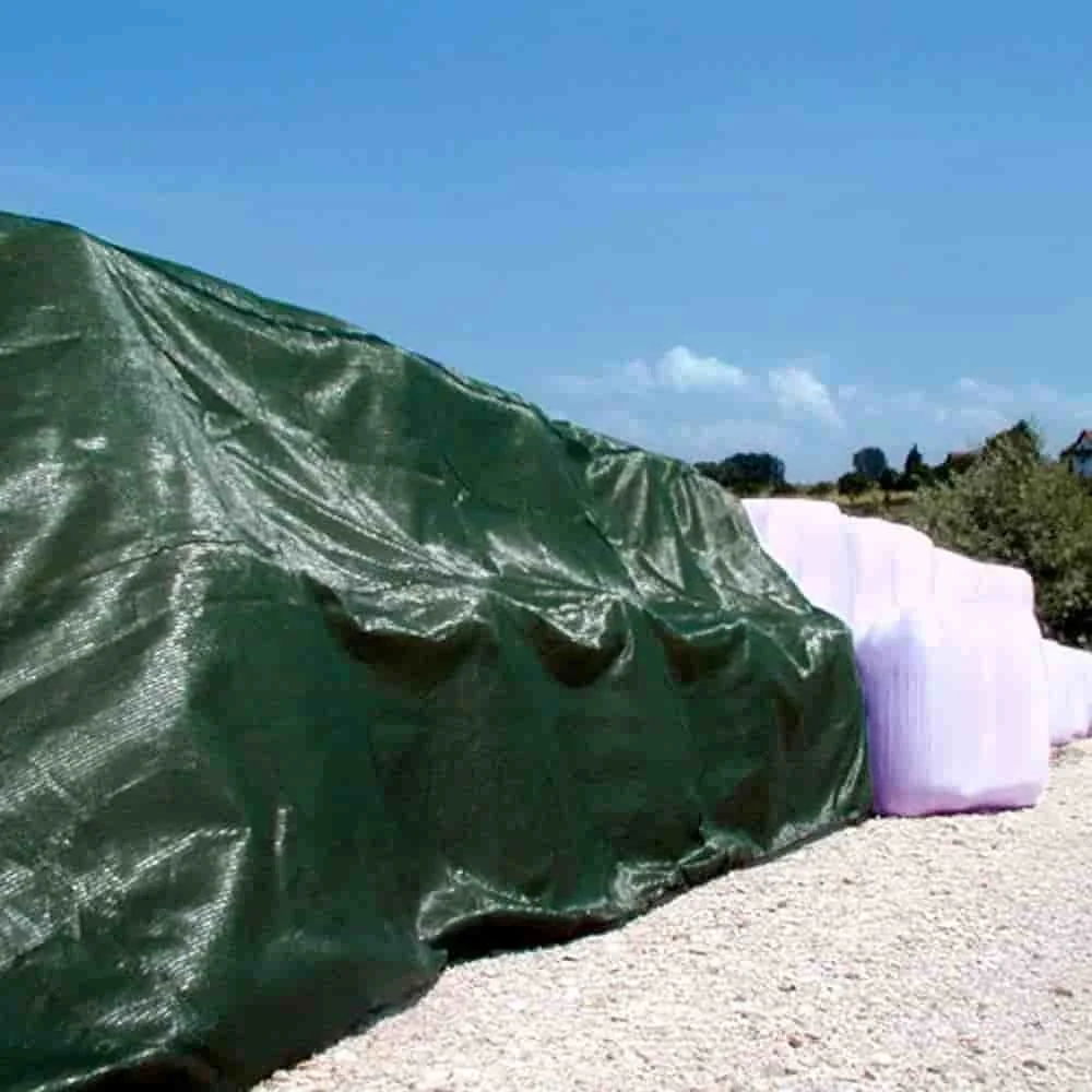 Hay Bale Net 10 x 25 m, Green Bale Protection