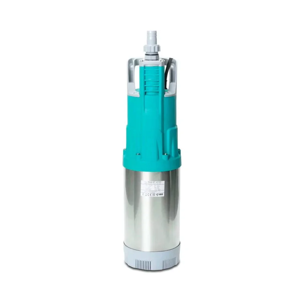 Submersible Pump, Well Pump, Sump Pump, 230V, 5.2A, Blue