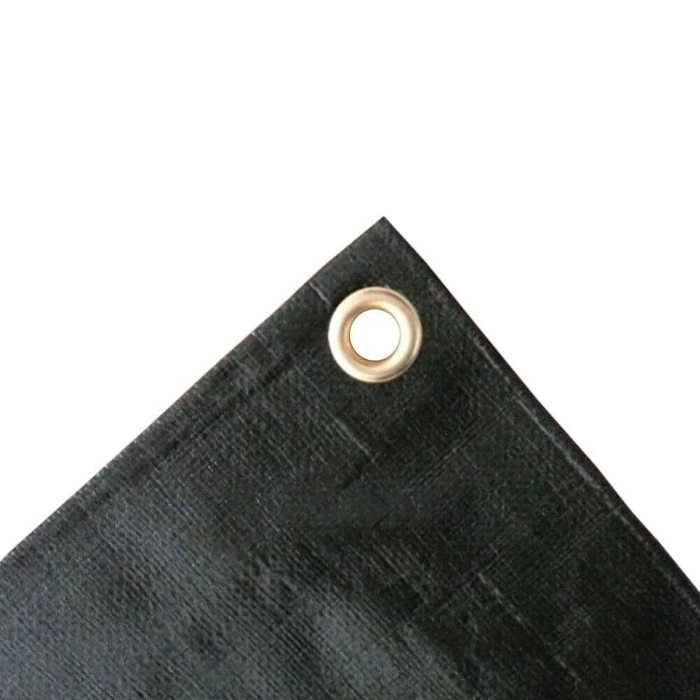 Tarpaulin, 280 g/m², green tarp, 3x5m (15m²), waterproof cover, ripstop tarp