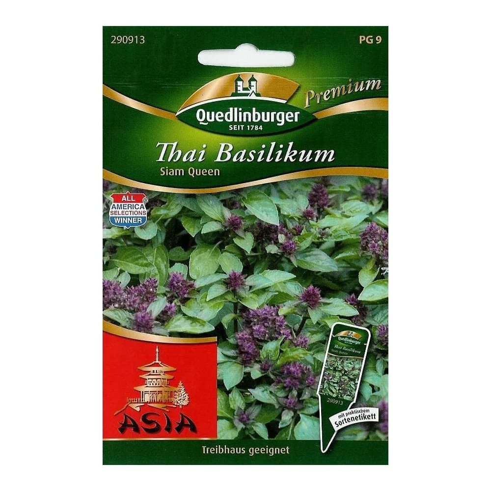 Siam Queen Thai Basil - Aromatic Herb for Your Balcony Garden