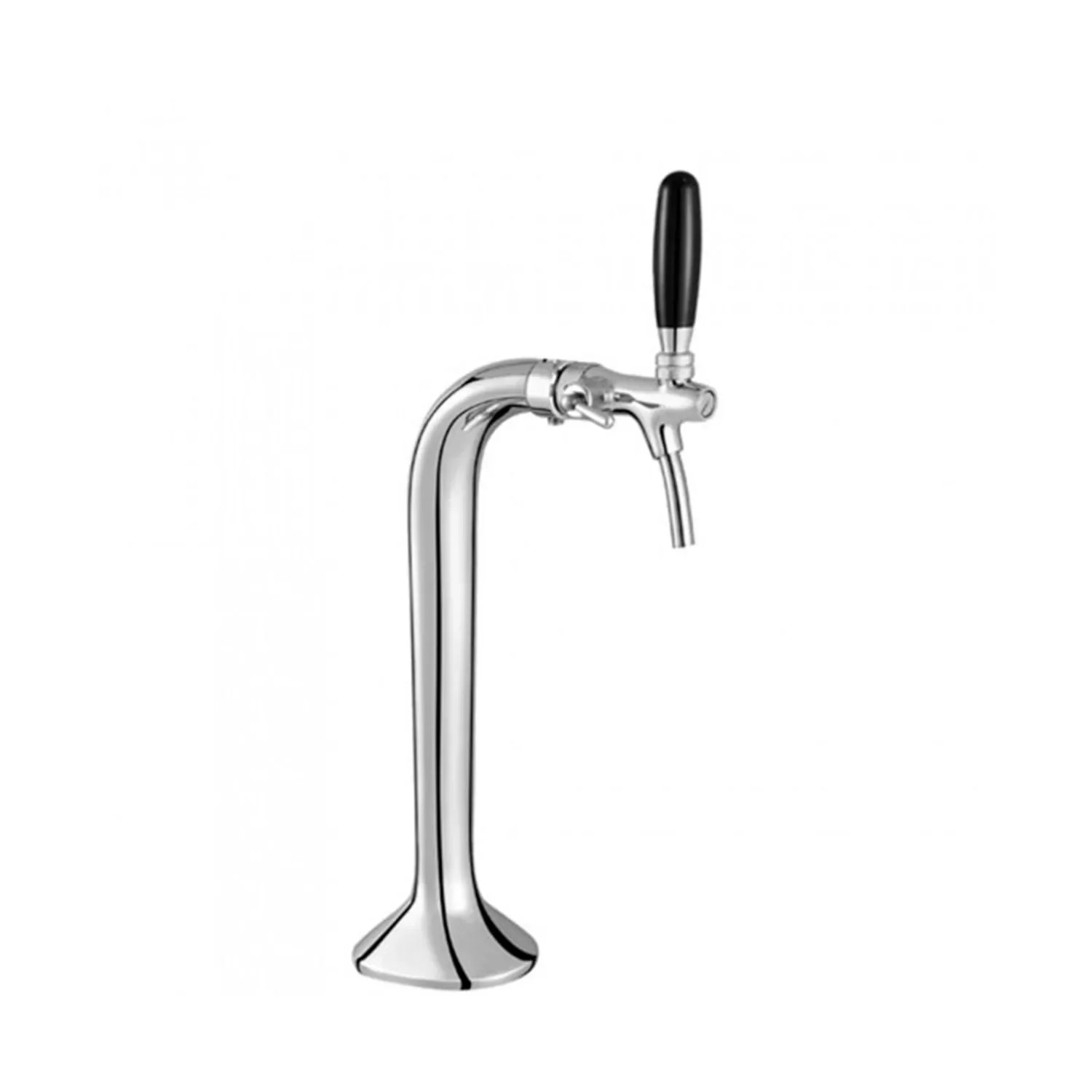 Beer tower, tower beer dispenser, 1-line, chrome, elegant