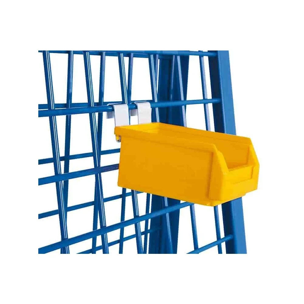 Yellow Storage Box, Small Plastic Organizer, Tool Box
