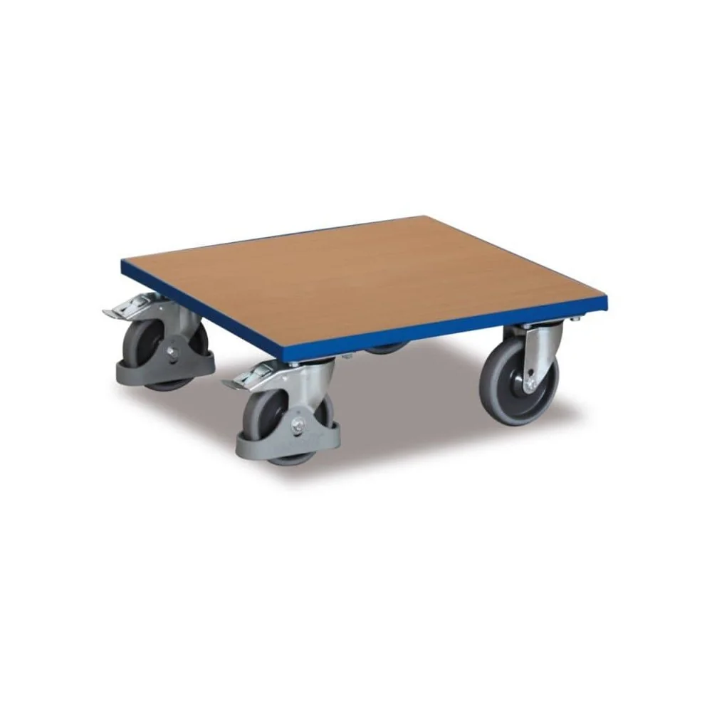 Heavy-Duty Dolly with Wooden Platform, 400 kg Capacity