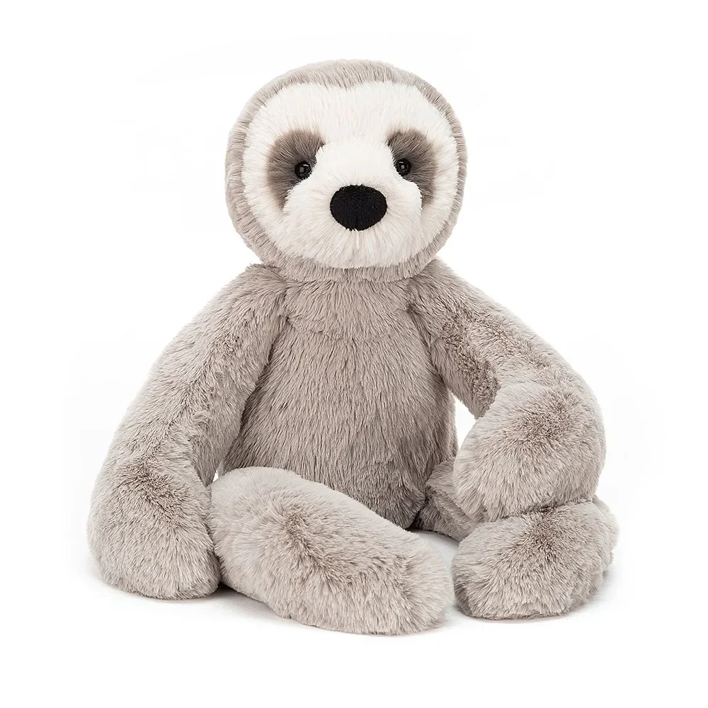 Jellycat Soft Toy, Cuddly toy - Bailey Sloth, Size: Medium - H41 X W8 CM