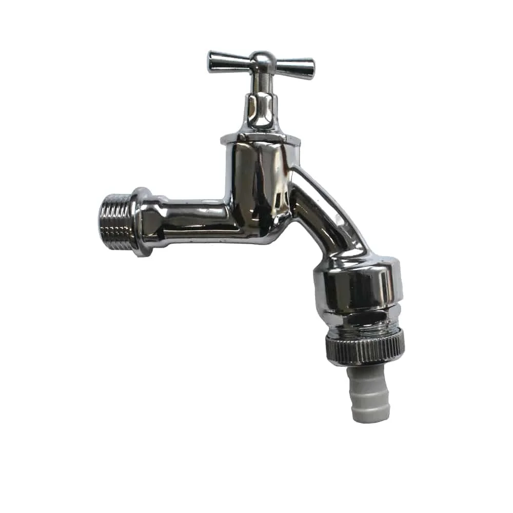 Chrome Appliance Valve, 1/2 inch Hose Connection Valve with Aerator