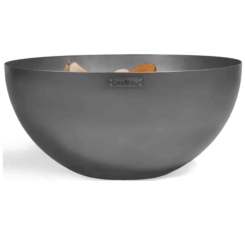 Dallas Premium Deep Steel Fire Pit - 33 inch Outdoor Fire Bowl