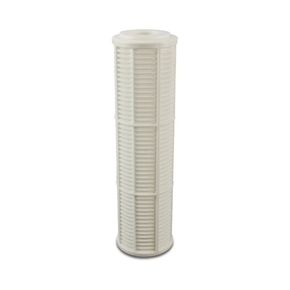 10 Inch Water Filter Cartridge, Sediment Filter, 60 Micron Nylon Mesh