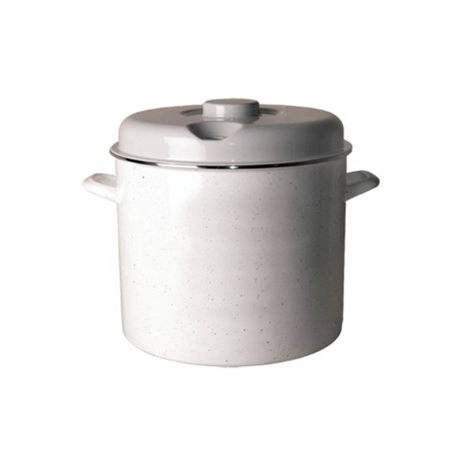 Enamel canning pot without insert rack