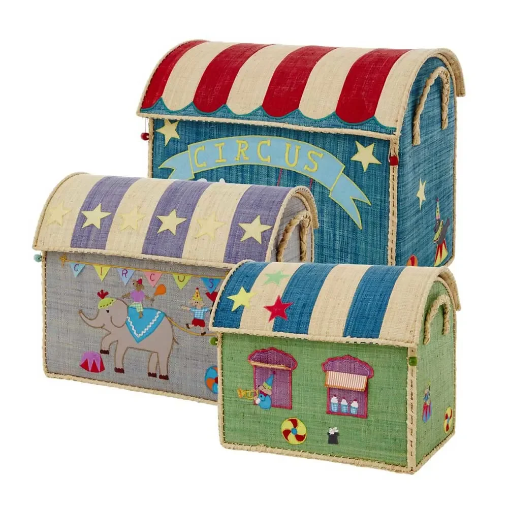 Rice toy basket circus set