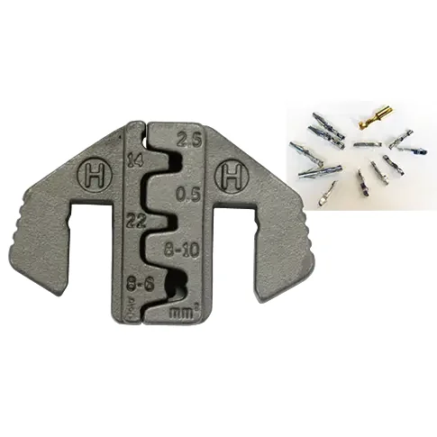 Crimp Tool Die Insert for Non-Insulated Ferrules AWG 14-22/8-6