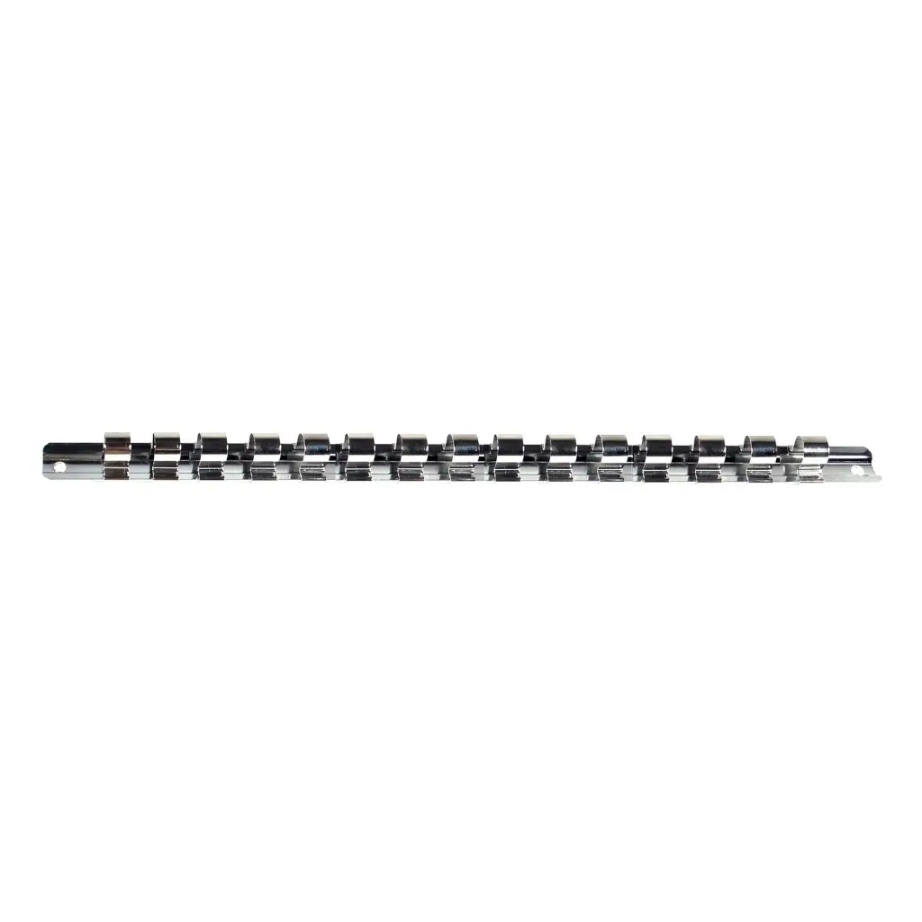 Socket Organizer, Metal Tool Holder with 15 Clips