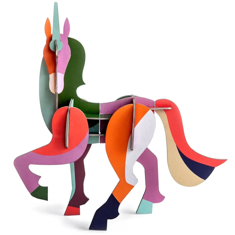 Studio Roof 3D unicorn cardboard