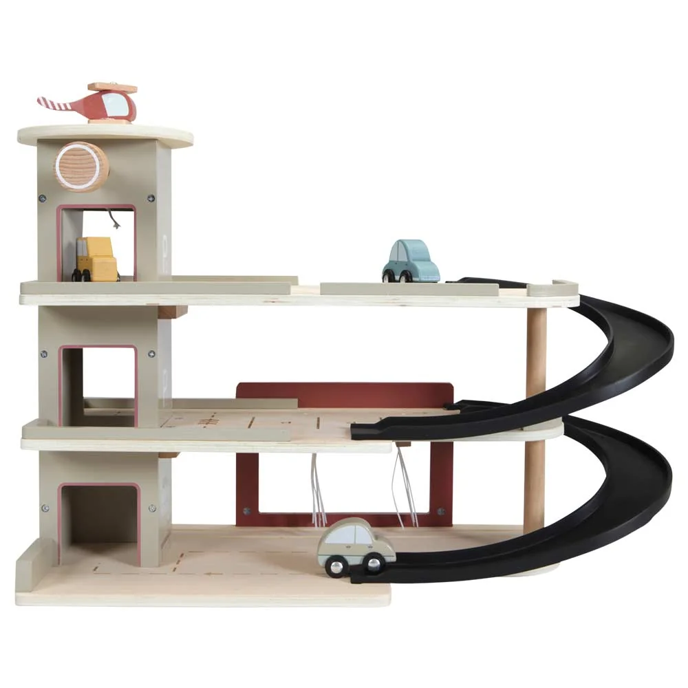 Little Dutch Wooden Toy Parking Garage