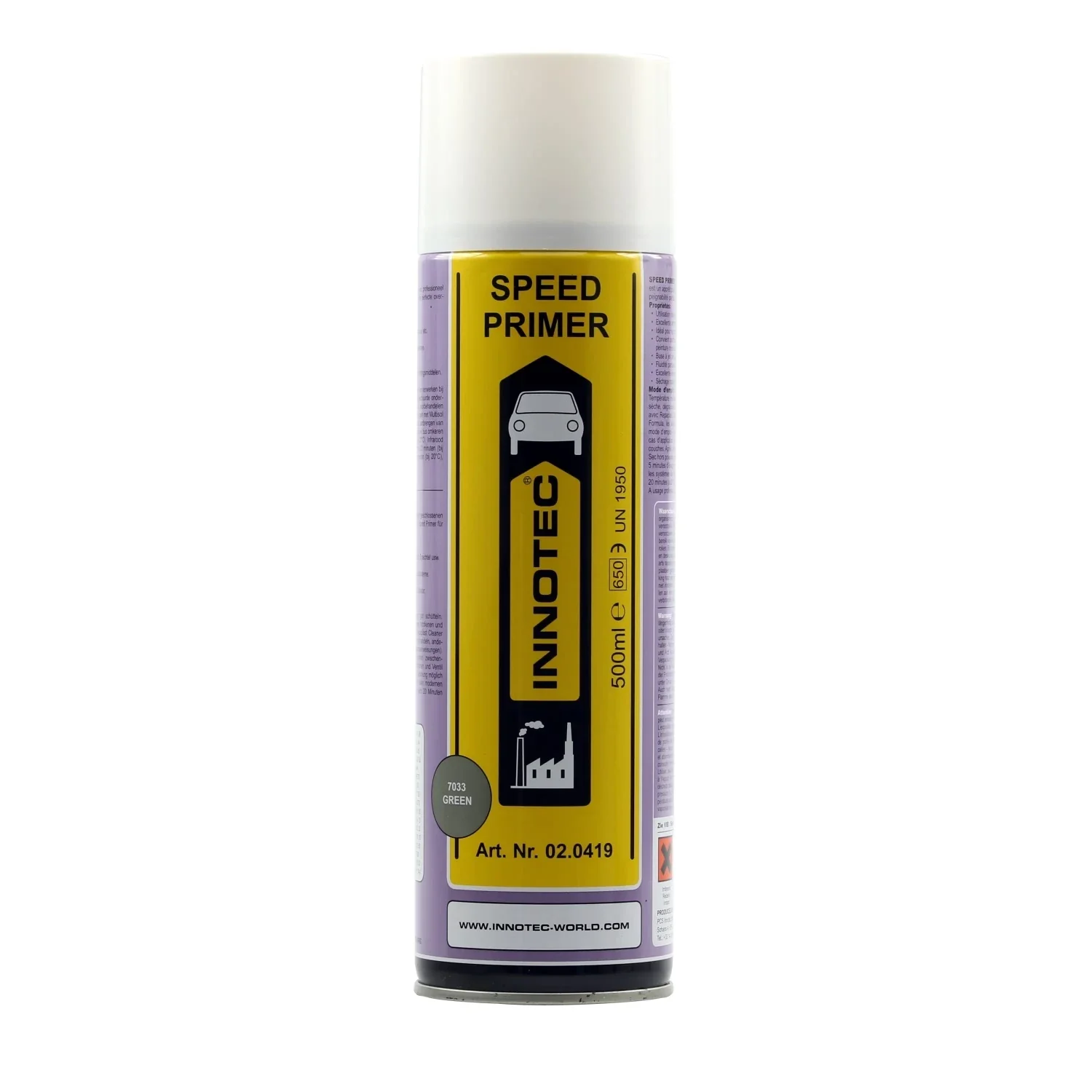 Primer, Speed Primer 500ml, green, Fast Drying Automotive Primer