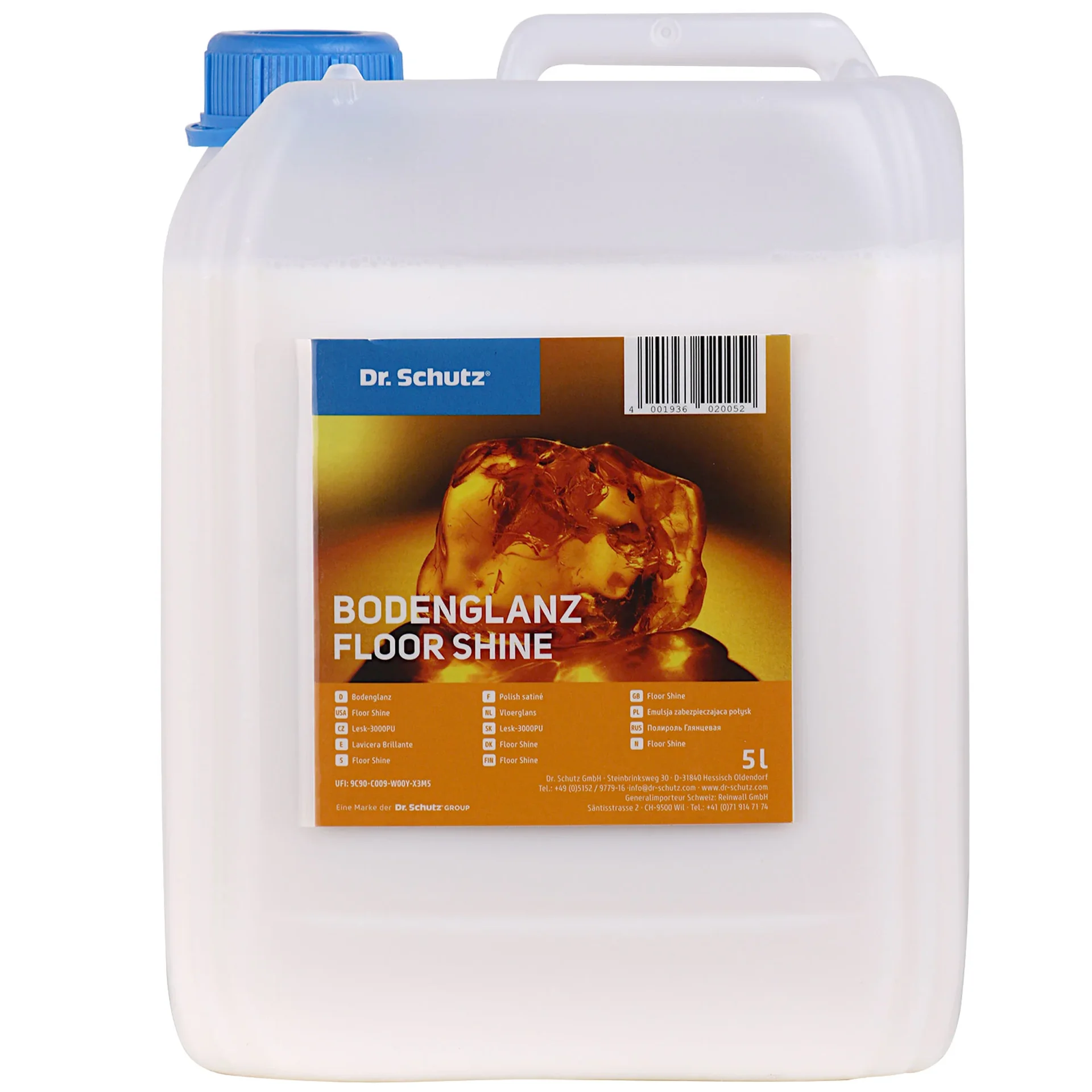 Floor cleaner 5 Liter, floor polish, floor finish