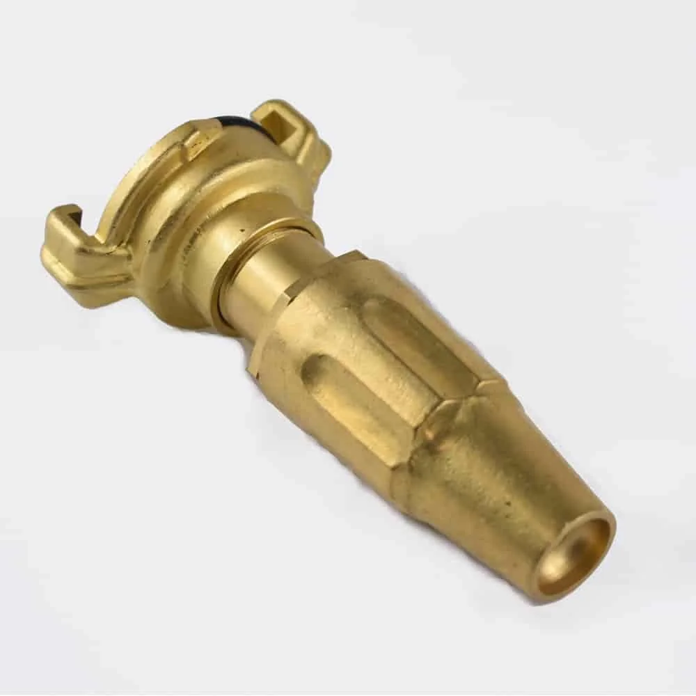 3/4 Inch Brass Garden Hose Nozzle Adjustable Spray