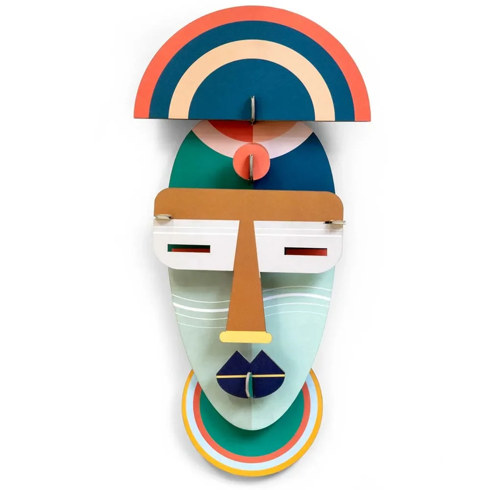 Studio Roof 3D decoration mask Brooklyn cardboard