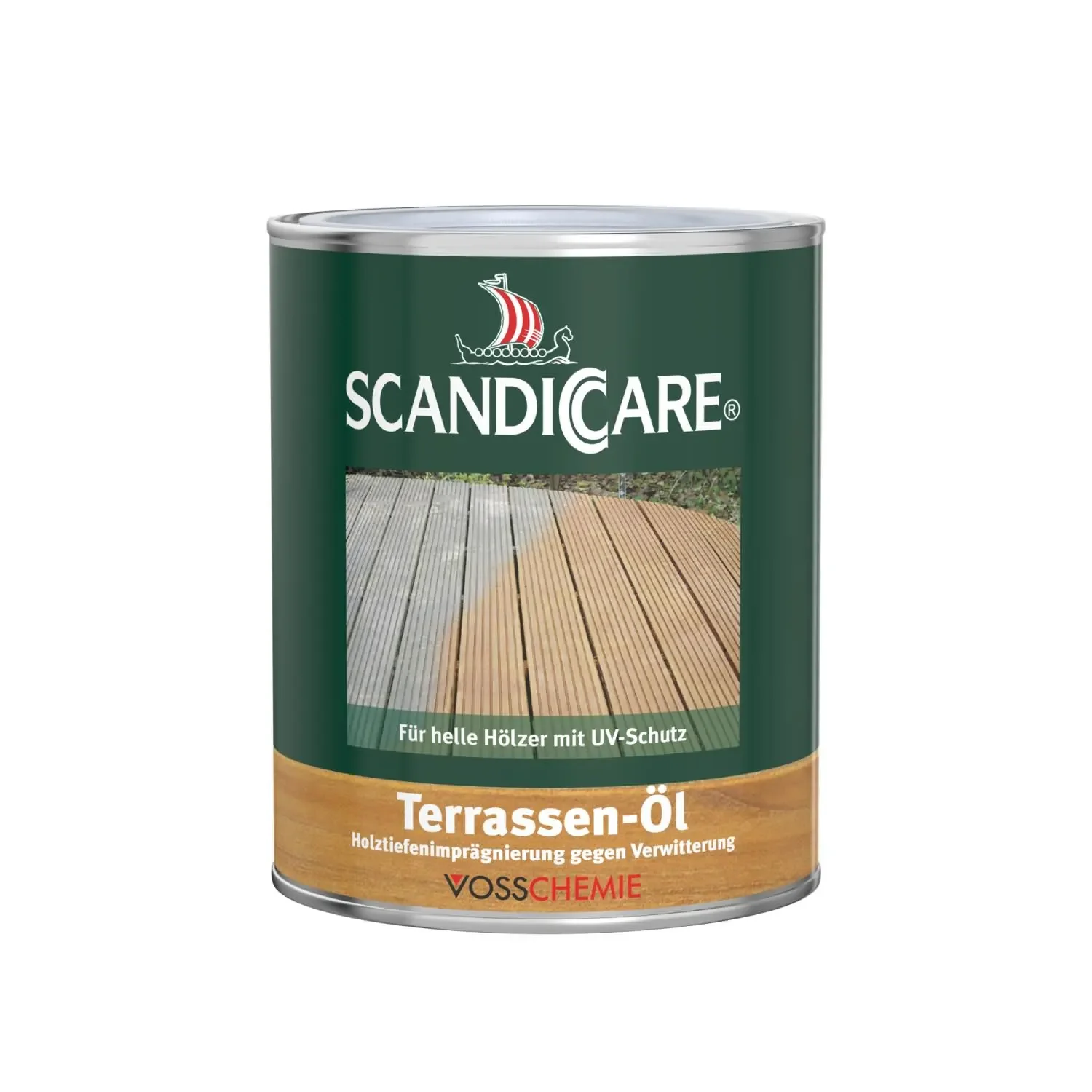 Decking Oil 1 Liter, Terrace Oil, Exterior Wood Oil, Light