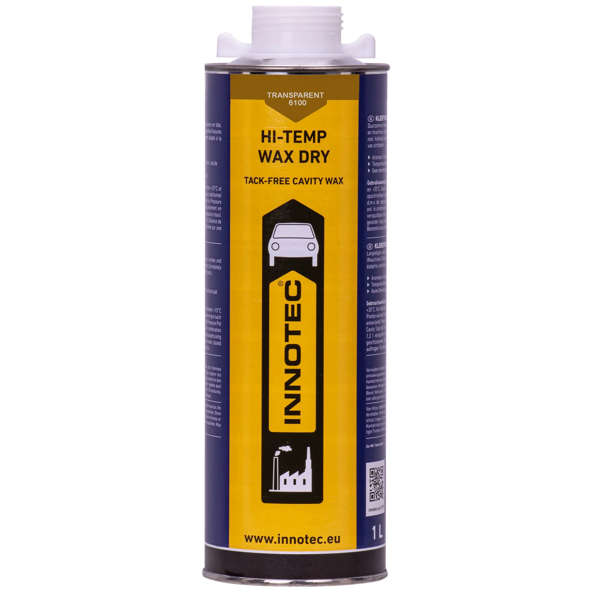 Underbody protection, Transparent underbody protection, Hi Temp Wax DRY 1 Liter, Rust protection, Underbody coating