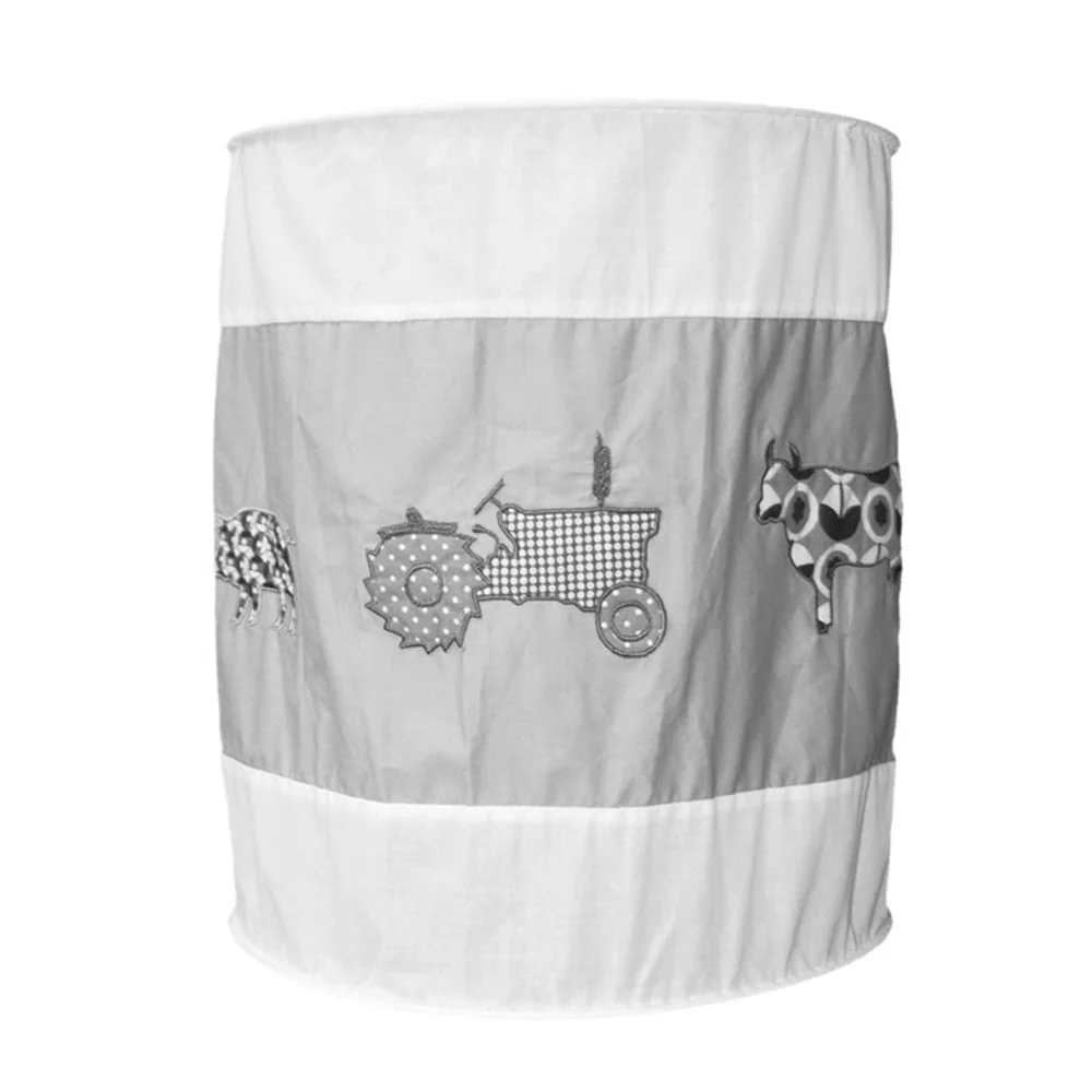 Taftan wrinkled lampshade farmhouse