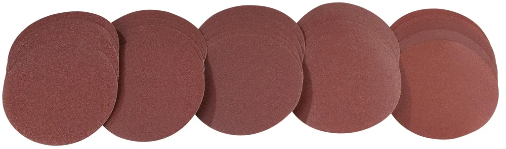 Sandpaper set - 150 mm - 25 pieces