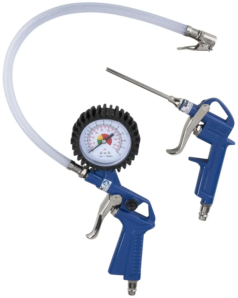 Pneumatic tool set, 13 pieces