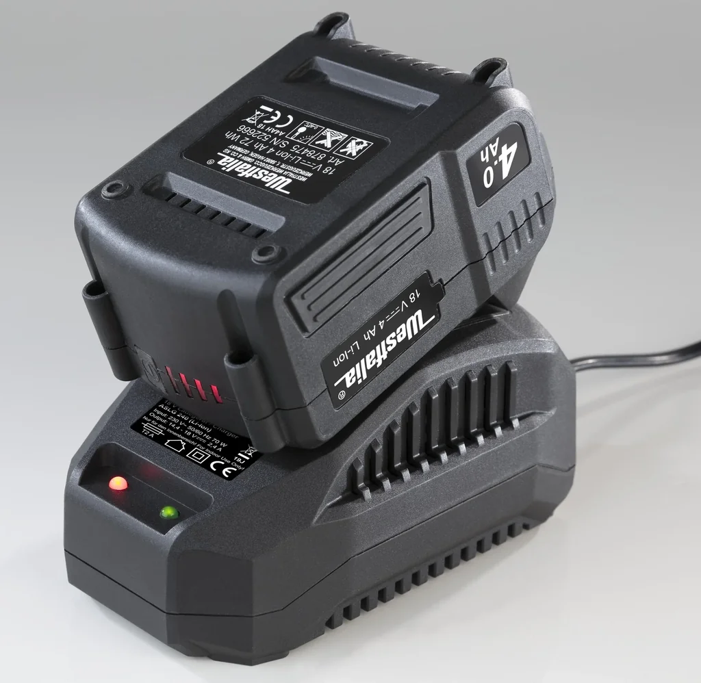 Starter Set 4 - 18 Volt Li-Ion Family: 1 x Battery 4.0 Ah + 1 x Charger