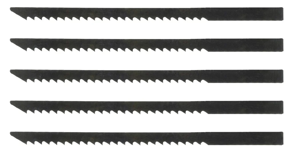 Mini jigsaw blade set, 5 pieces