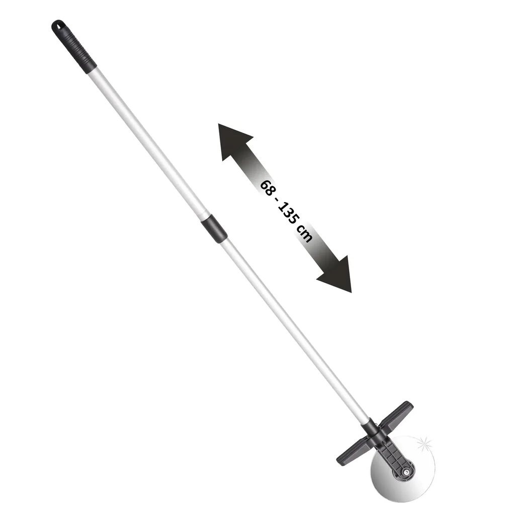 Lawn edge roller including rod