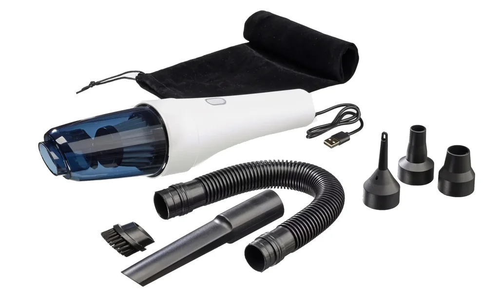Cordless cyclone handheld vacuum cleaner Home & Car 12 Volt, 9-piece