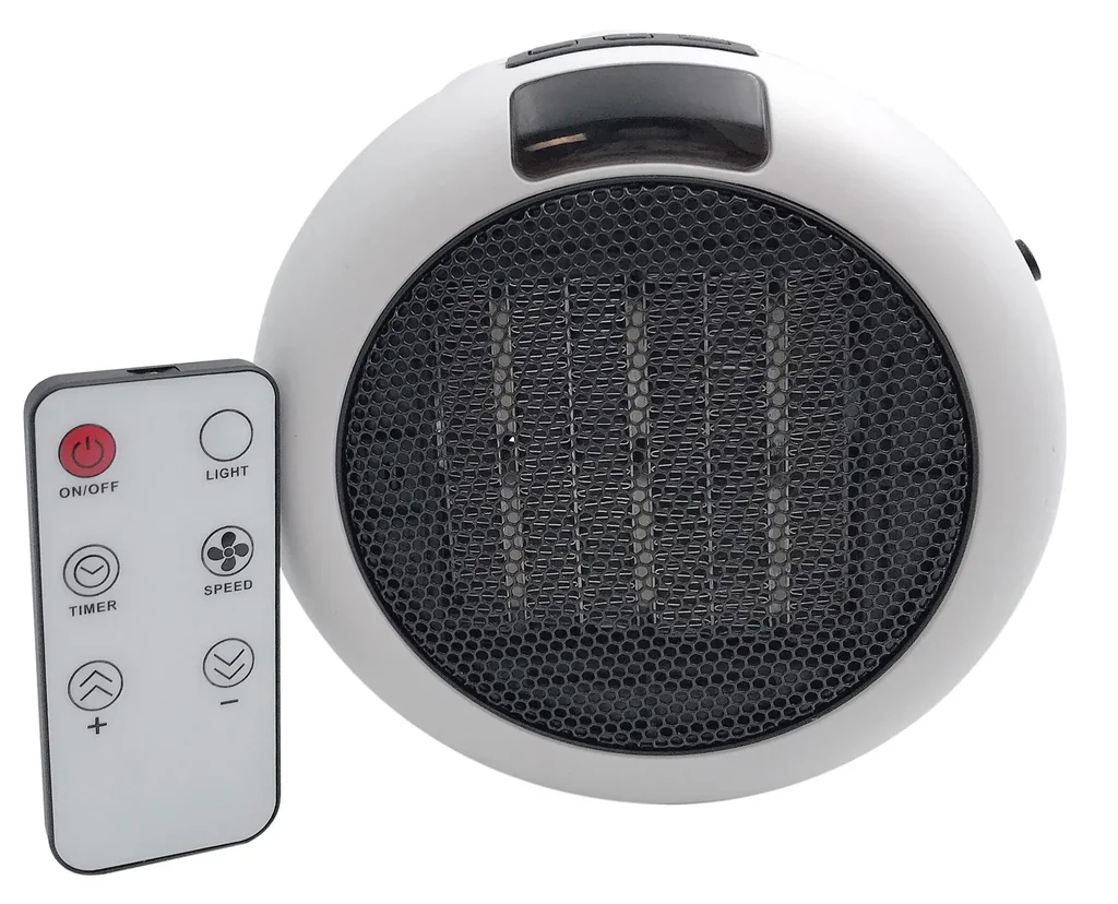 Plug-in heater with remote control