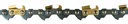 Titanium-coated saw chain for 55 cm guide bar, 76 drive links, 1.5 mm gauge, .325" pitch