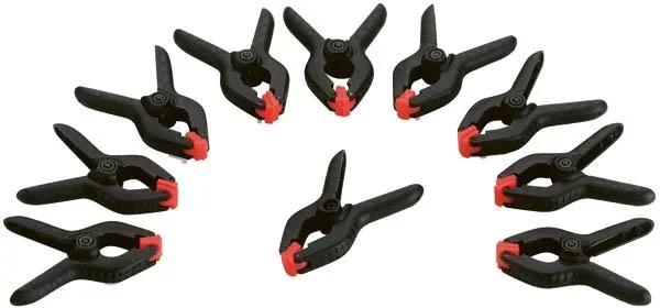 Micro clamp set 10-piece - 63 mm