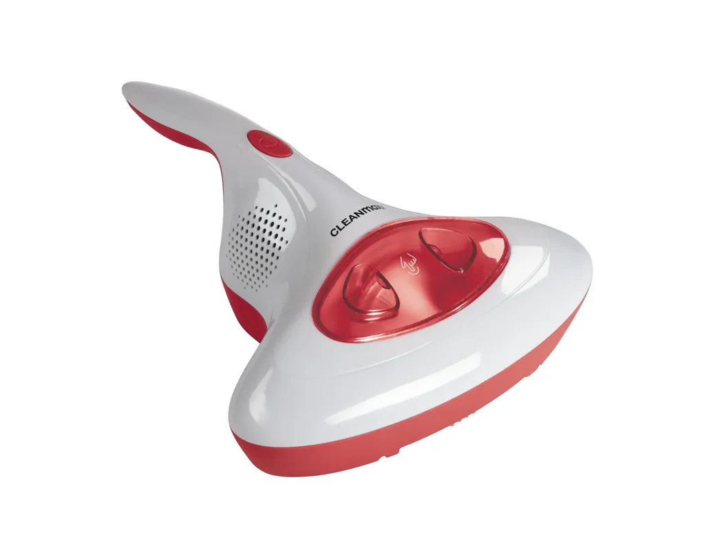 Cordless mite handheld vacuum cleaner with UV-C light 14.8V red/white