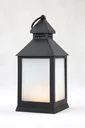 LED lantern with flame effect, 23 cm