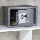 Safe with electronic combination lock