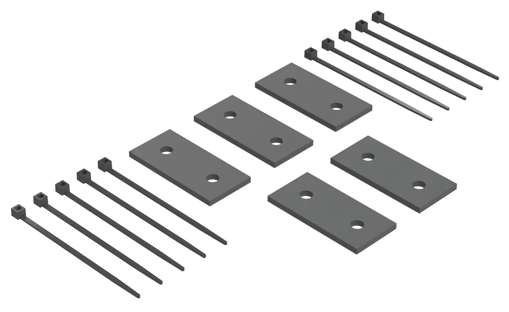 Spacers for gutter heating cables, 5 pieces
