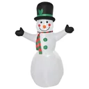 1.93 m inflatable snowman with 2 module lights Christmas decoration