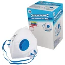 Flat, foldable FFP2 dust mask with valve, disposable display box, 25 pcs. FFP2