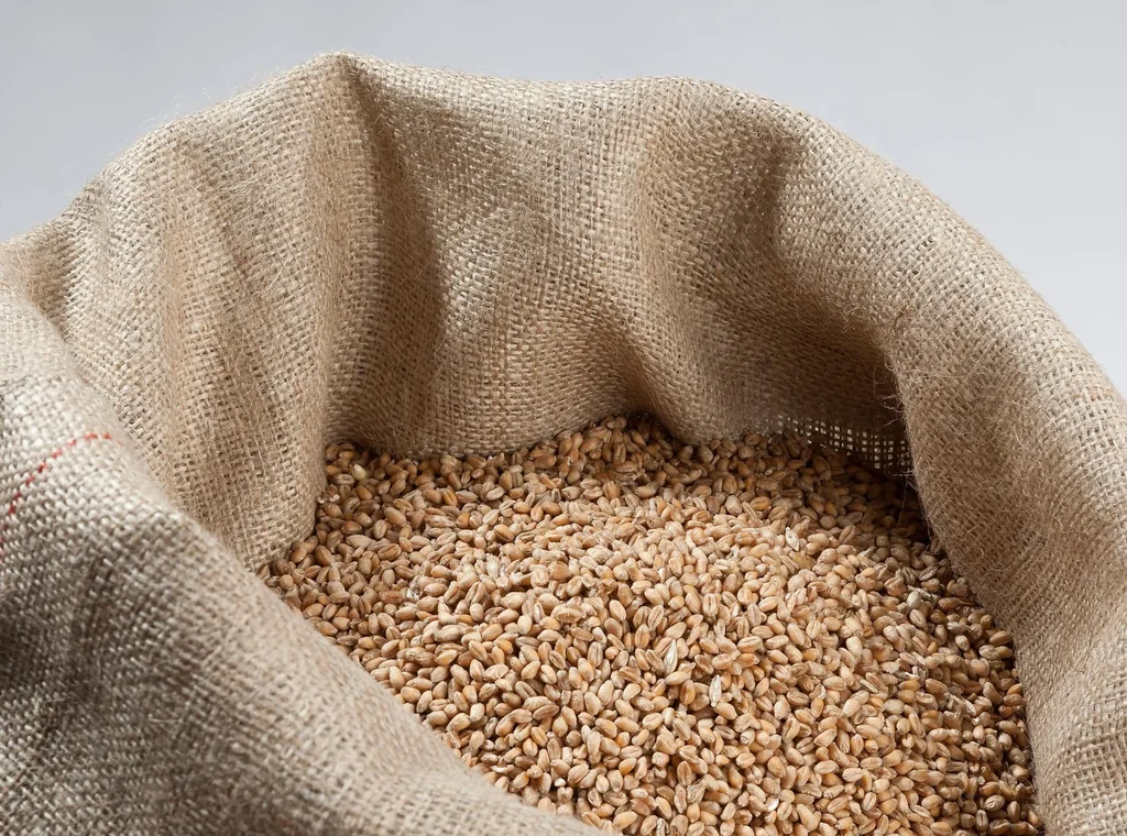 Jute bags, 50 kg, fine mesh, 5 pieces