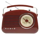 Large nostalgic portable radio