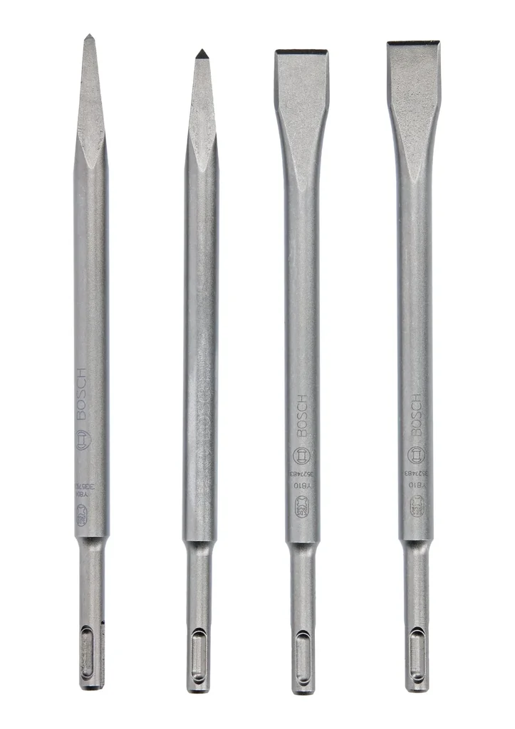 Chisel set 4-piece Standard 250 SDS-plus
