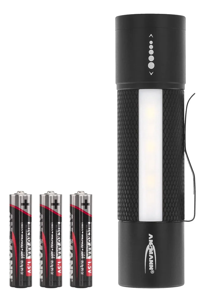 Multifunctional flashlight 3-in-1 - focusable flashlight, work light and signal light