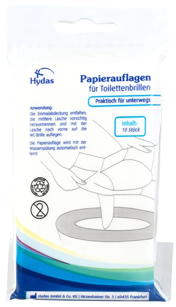 Toilet seat cover 10 pieces, disposable, 5-pack