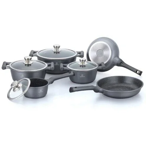 Herenthal - Complete 10-piece cookware set - Silver
