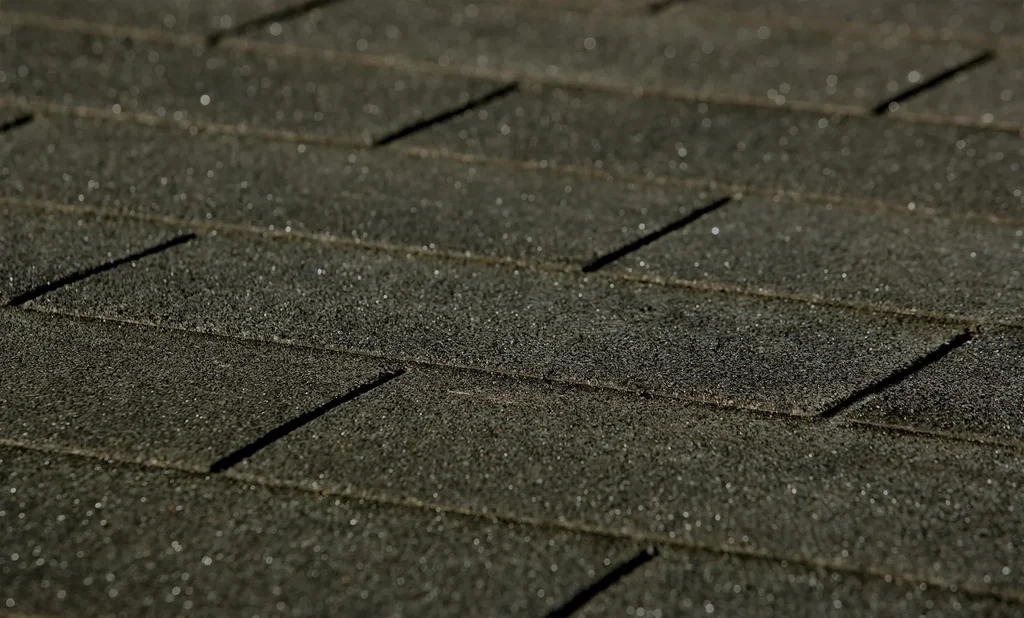 Rectangular anthracite roof shingles, 3 m²