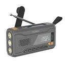 Outdoor Solarkurbelradio mit SOS Taschlampe, DAB/UKW, Bluetooth, Akku