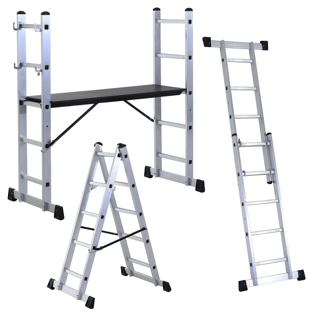 3 in 1 aluminum scaffolding and multifunctional ladder